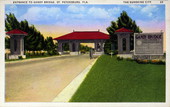 Entrance to Gandy Bridge - Saint Petersburg, Florida