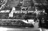 Aerial view of the Royal Poinciana Hotel - Palm Beach, Florida.