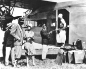 Early group leaving for Havana on a Pan American F-7 Flight