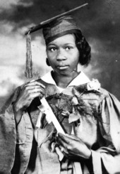 Eva Cobb Rosier's high school graduation picture.