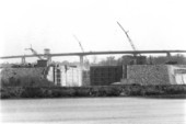 Inglis lock and highway 19 bridge over the Cross-Florida Barge Canal.