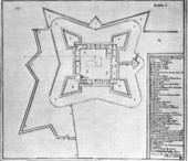 Plan of Castillo de San Marcos.