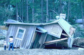 Home destroyed by Hurricane Elena