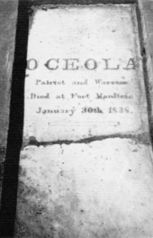 Grave of Seminole leader Osceola