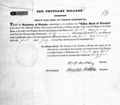 Florida Territorial bond