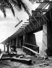 Overseas Highway construction