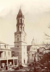 View including the Old Cathedral - Saint Augustine, Florida