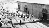 Soldiers leaving for France during World War I