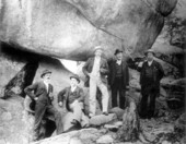 Members of the Florida Monument Commission at Devil's Den - Gettysburg, Pennsylvania