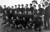 Group portrait of the University of Florida football team - Gainesville, Florida