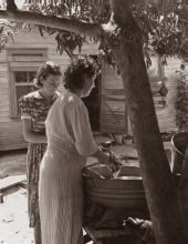 Bernice Smith and Estelle White doing laundry - Riviera Beach, Florida.