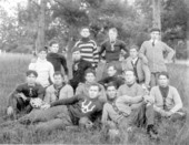 Group portrait of the Florida State College football team - Tallahassee, Florida.