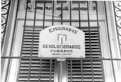 Sign at home of the Cuban Revolutionary Society - Key West, Florida.