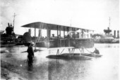 Wright experimental seaplane with a Wright 60 h.p. engine - Pensacola, Florida.