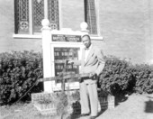 Reverend C. K. Steele at the Bethel Missionary Baptist Church - Tallahassee, Florida.