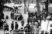 Crowd gathered for the execution of Eddie Broom - Kissimmee, Florida