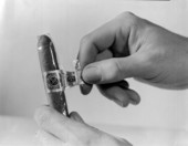 Close-up view of a cigar from Swisher's King Edward Cigars factory in Jacksonville, Florida.