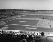 View of a baseball spring training game - Lakeland, Florida