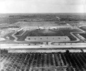 Aerial view of Kennedy Space Center - Cape Canaveral, Florida