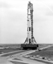 Apollo 12 on the way to the launch pad - Cape Canaveral, Florida.