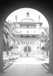 Fountain in the courtyard of the Ponce de Leon hotel - Saint Augustine, Florida