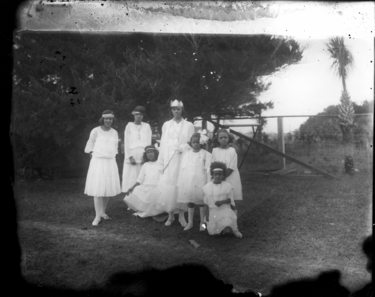 The Queen and her court - Saint Augustine, Florida.