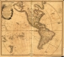 Map of America and the New World, 1819